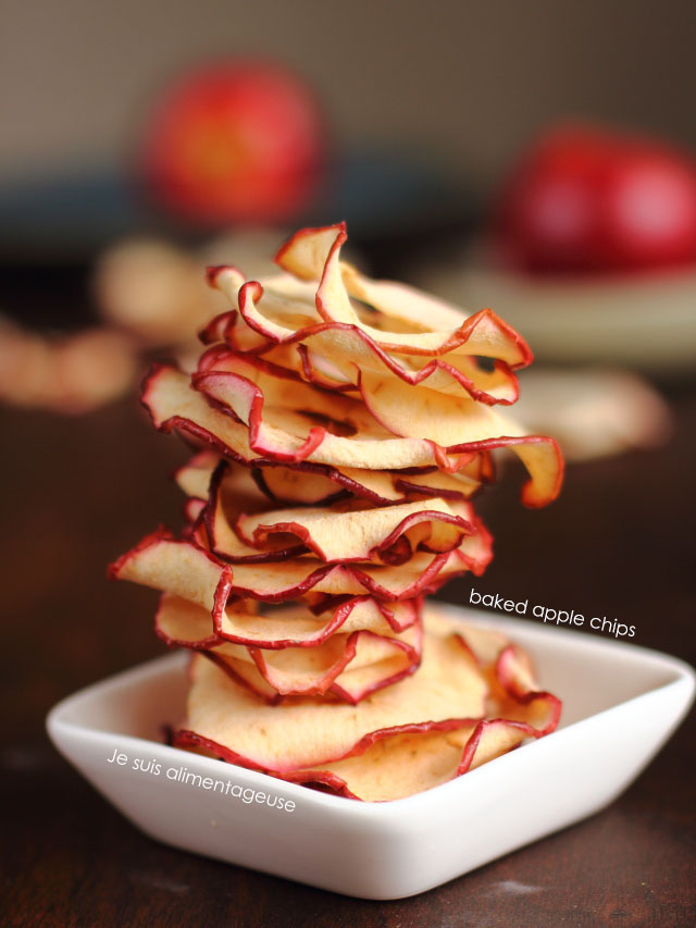 The Viet Vegan Baked Apple Chips