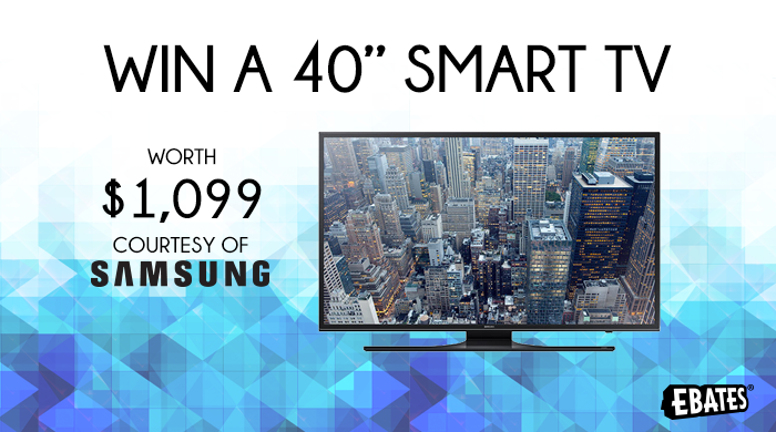 Win a 40″ Smart TV from Samsung!
