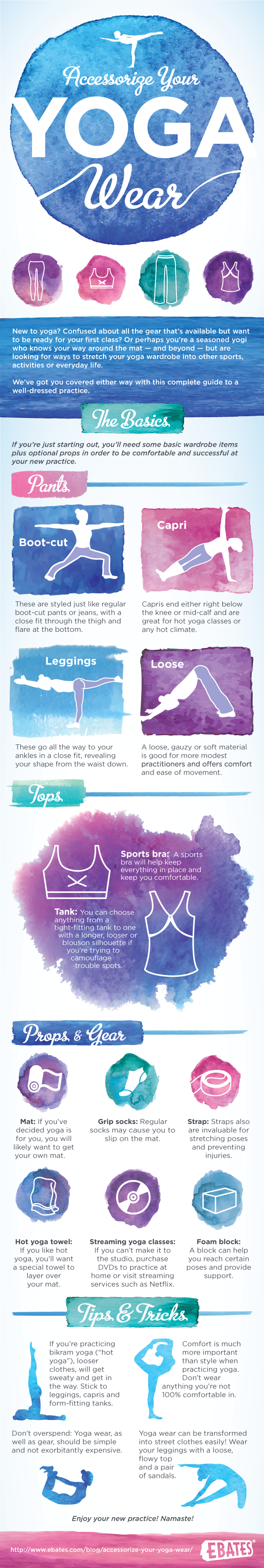 Accessorize Your Yoga Practice Infographic