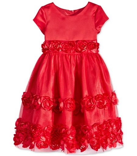 Red Bonaz Tiered Dress