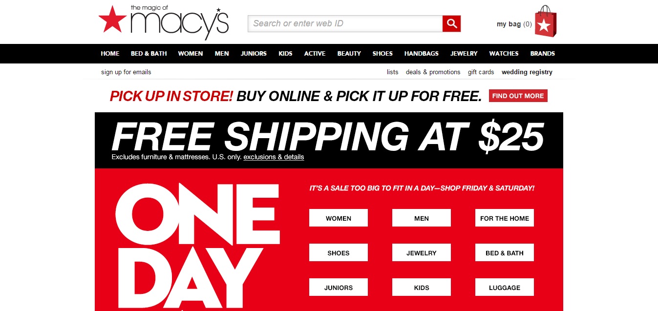 Macys Homepage
