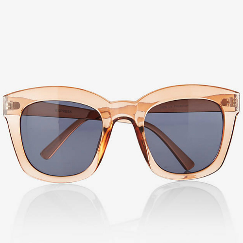 Translucent Oversized Square Sunglasses