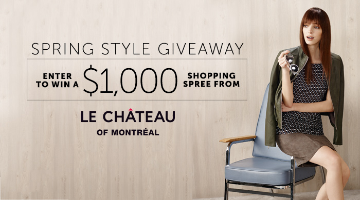 Le Château $1K Shopping Spree Giveaway