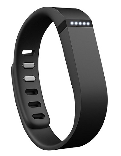 Black Fitbit Flex fitness tracker wearable