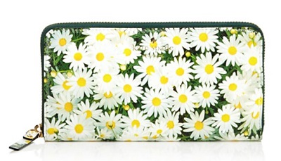 daisy print wallet