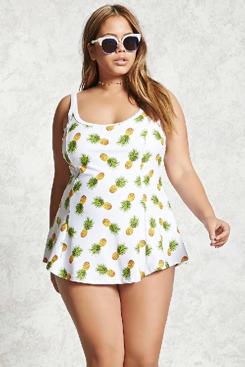 Pineapple Swim Dress