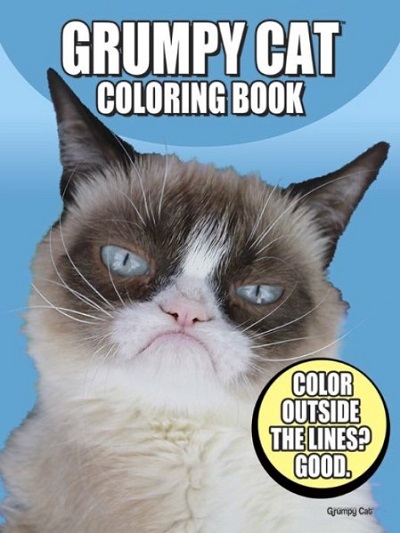 Grumpy Cat coloring book