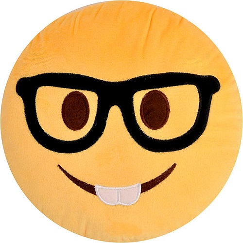Emoji Pillow – Nerd