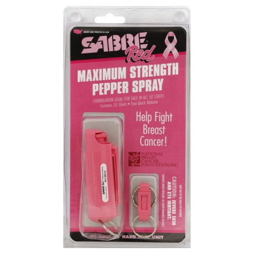 SABRE RED Red Pepper Spray pink