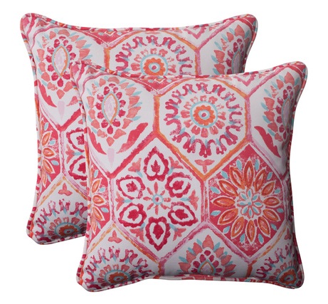 Decorative outdoor throw pillows