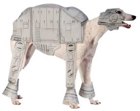 Funny Star Wars At-at Imperial Walker Dog Costume