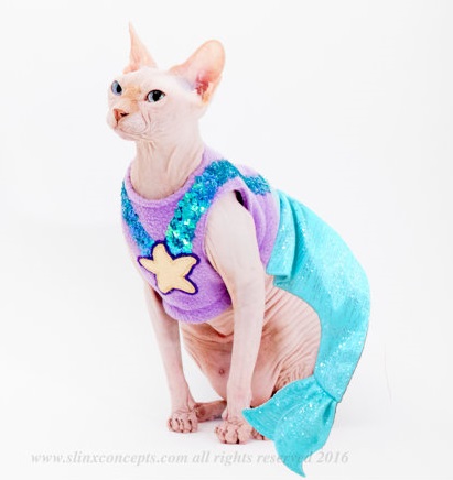 Mermaid Cat Costume