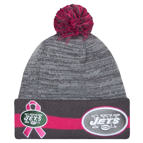 Breast Cancer Awareness Knit Hat