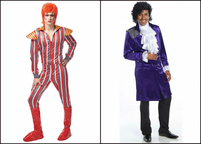 Prince and David Bowie Halloween costumes