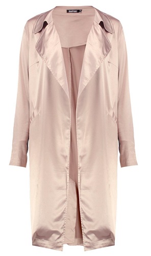 Satin pink duster