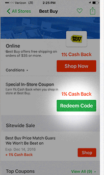 Tech It Out! Get 1% Cash Back at Best Buy With a Mobile In-Store Coupon 1