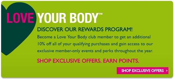 The Body Shop’s Love Your Body Loyalty Program