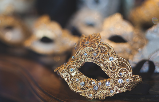 Venetian carnival face mask