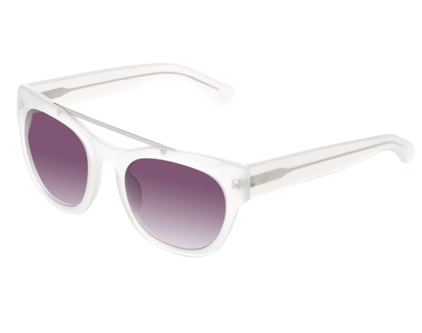 Erdem Oval Brow Bar Frame Sunglasses