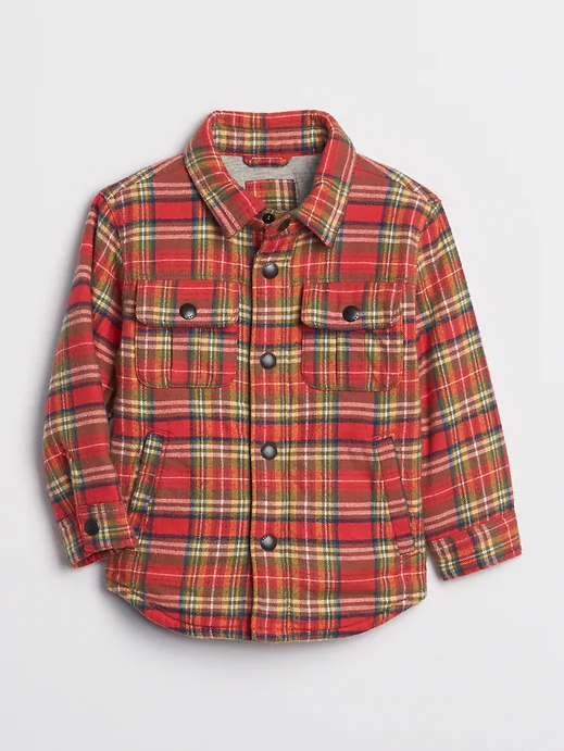 Gap Toddler Flannel Shirt Jacket