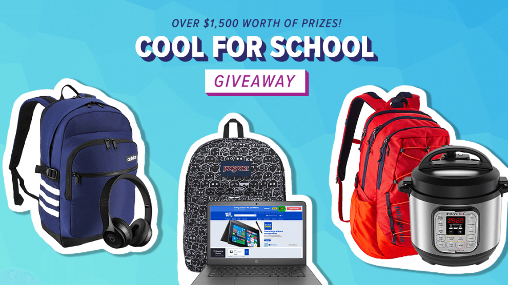 Facebook Live “Cool for School” Giveaway