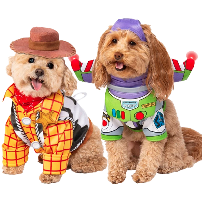 Woody and Buzz Dog Costumes