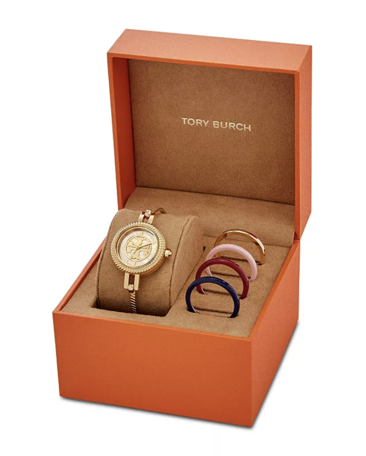 Tory Burch The Reva Bangle Bracelet Watch Gift Set