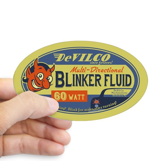 Blinker fluid sticker
