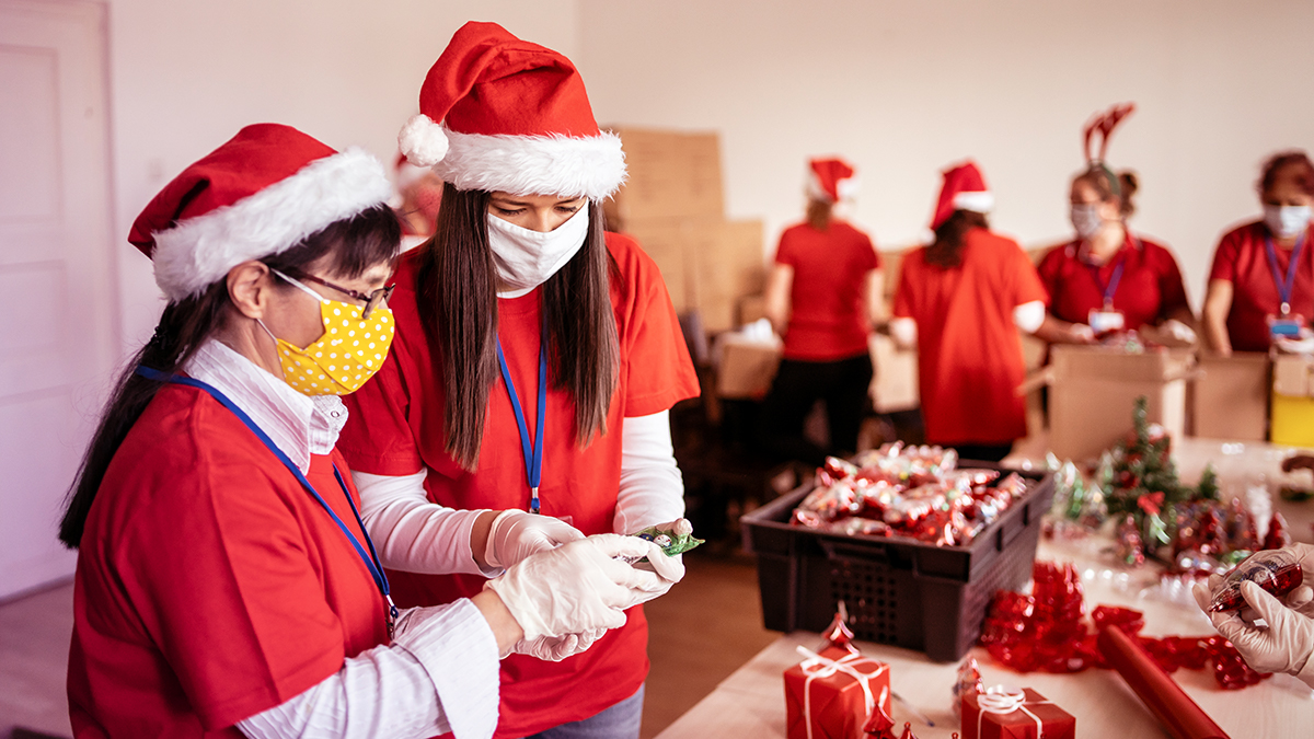 Charity work during the holidays