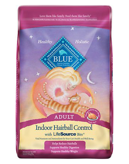 Blue Buffalo Indoor Hairball Control Chicken & Brown Rice Recipe Adult Dry Cat Food
