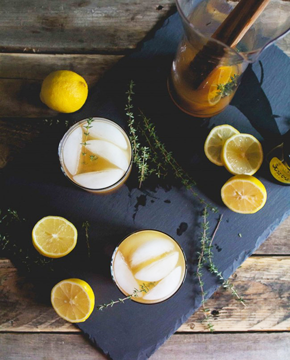 Cider, Thyme and Tonic Mocktail