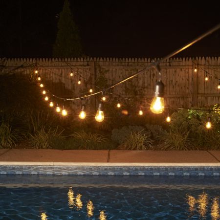 String Lights with S-Shape Lamps