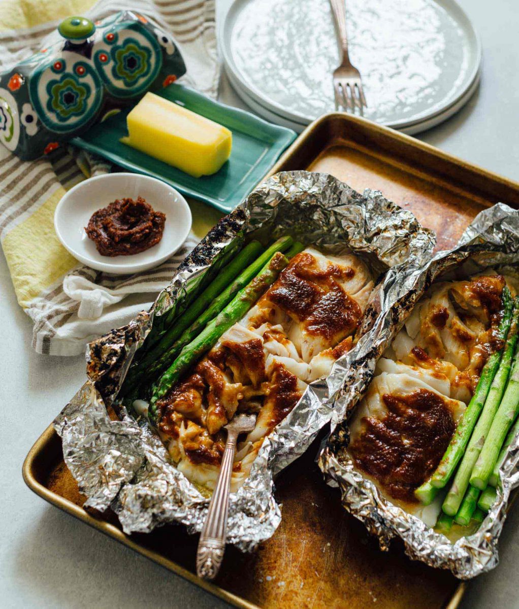 Table for Two Miso Butter Cod Foil Packets