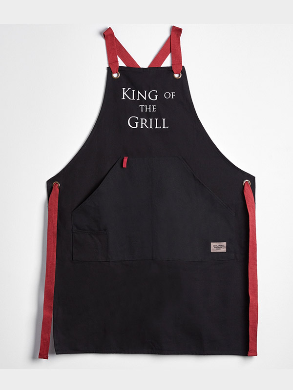 King of the Grill Personalized Apron with Bottle Opener