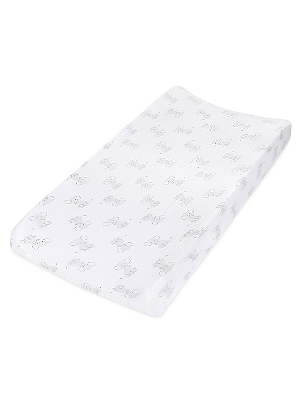 aden by aden + anais Elephant-Print Cotton Changing Pad Cover