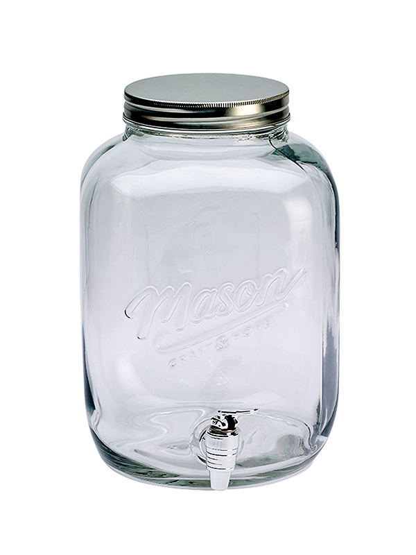 Mason Crafts & More 3 Gallon Drink Dispenser With Metal Lid