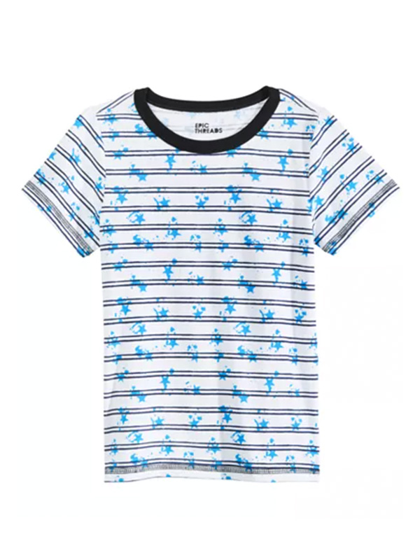 Epic Threads Big Boys Splatter Stripe T-Shirt