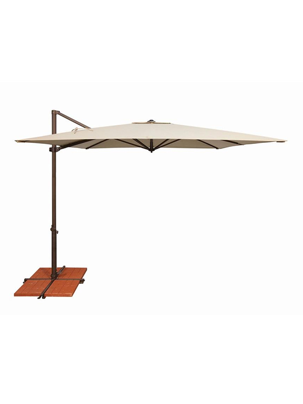 SimplyShade 8.6’ Square Cantilever with Cross Base