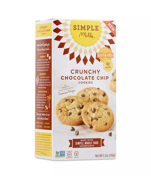 Simple Mills Crunchy Chocolate Chip Cookies