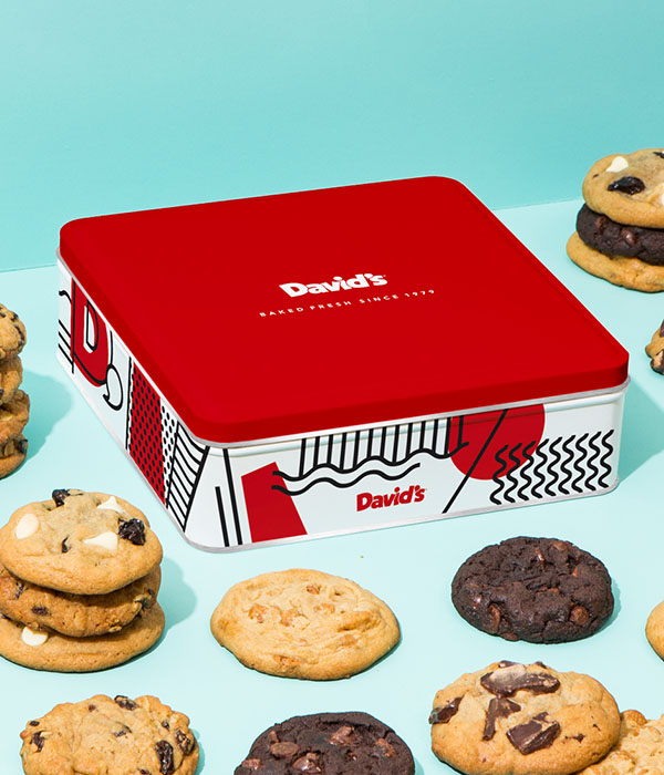 Fresh Baked Assorted Cookies Tin
