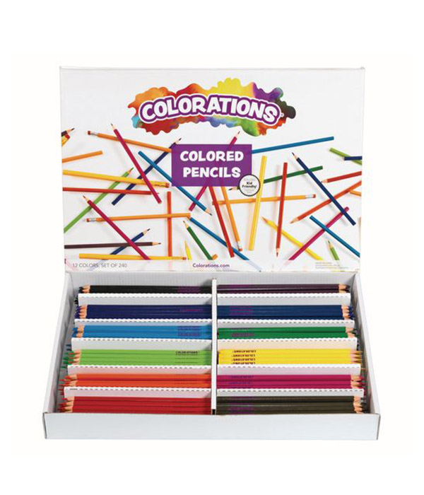 Colorations Regular Colored Pencils, Set of 240