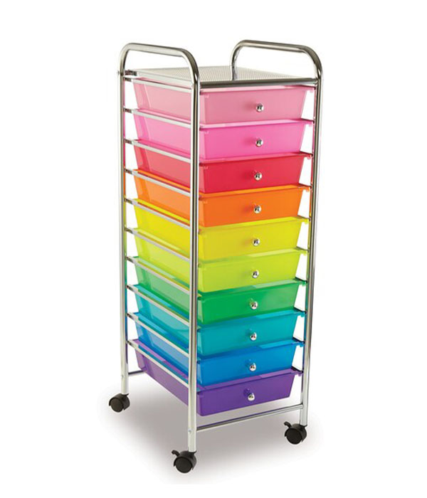 10 Drawer Rolling Cart by Recollections™