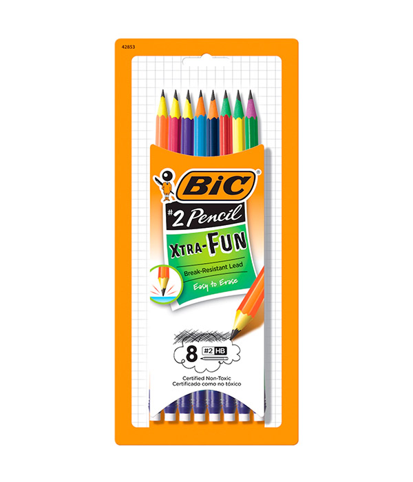 BiC Xtra-Fun No. 2 Pencil, 8ct.