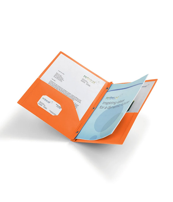 Office Depot Brand 2-Pocket Poly Folder with Prongs