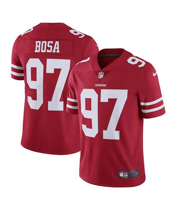 San Francisco 49ers Nick Bosa Nike Scarlet Vapor Limited Jersey