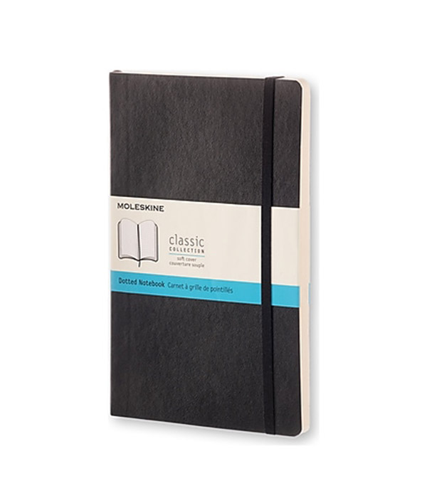 Moleskine Large Soft Cover Dotted Notebook
