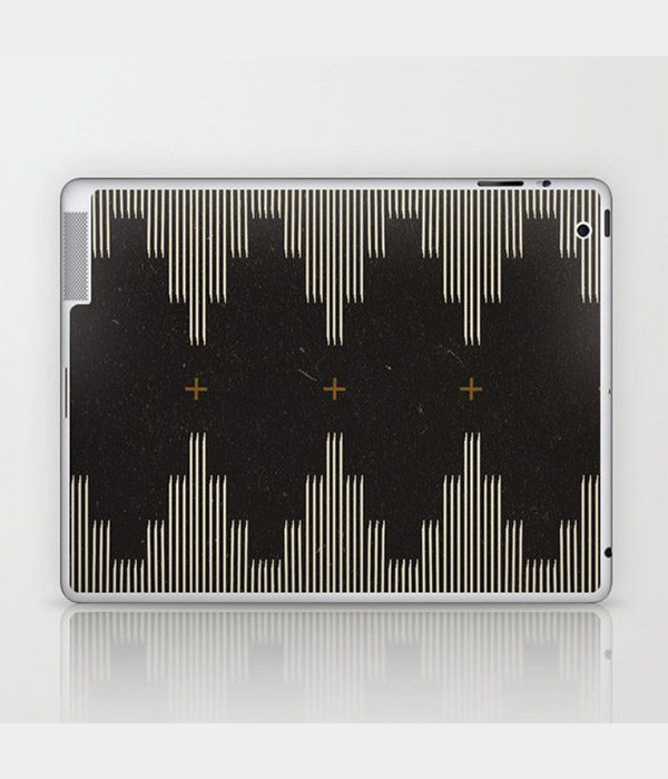 Southwestern Minimalist Black & White Laptop & iPad Skin