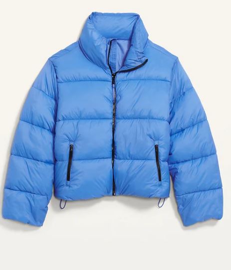 Water-Resistant Frost-Free Short Puffer Jacket