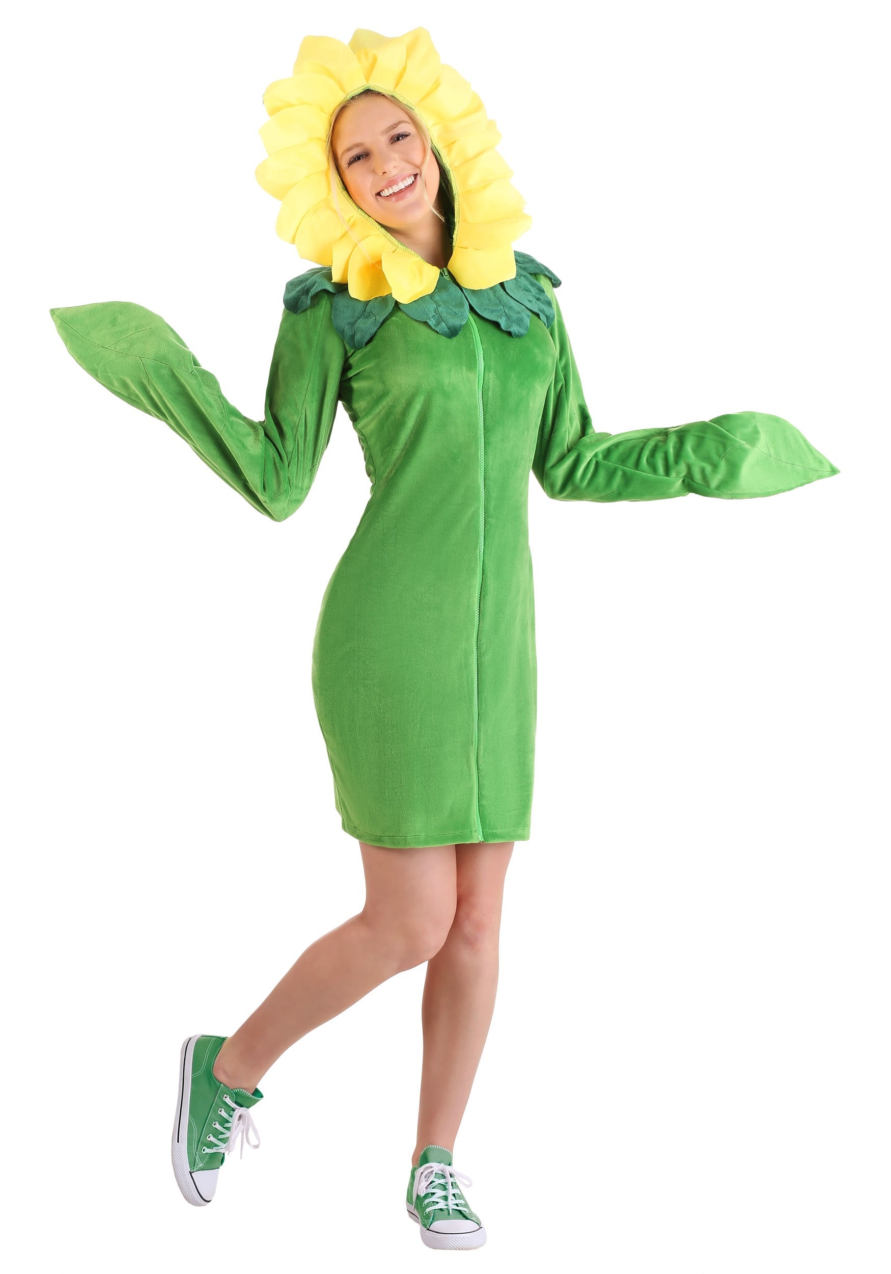Women's Flower Hoodie Costume