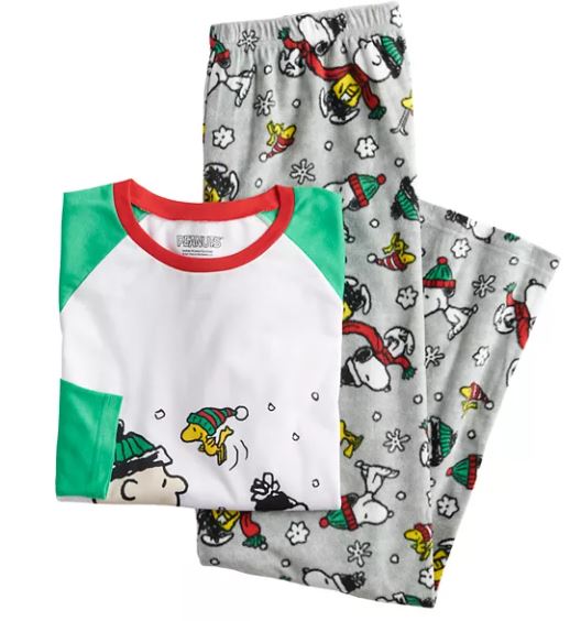 Jammies for Your Families Peanuts Pajama Set from Kohl's